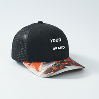 Gorra de Béisbol Personalizada al por Mayor de Alta Calidad con Logotipo Bordado, Gorra Trucker Personalizada con Diseño Impreso