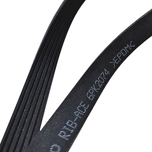 Correa de distribución automotriz Bando 6PK2074 de 15 mm de ancho y 4.0 mm de grosor para uso en alternador de motor Honda Accord CRV - Product Image 2