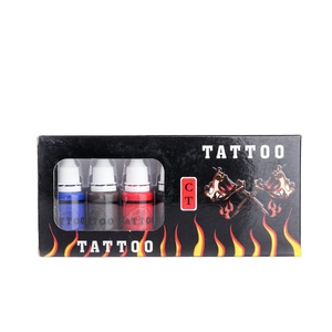 Set de 7 Pigmentos de Tinta para Tatuajes de 15ml, Suministro de Color Permanente para Arte Corporal, para Artistas de Estudio - Product Image 5