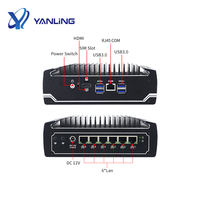 Ordenador Industrial sin ventilador pfsense core i7 8550U, 1,8G, con 6 Intel LAN