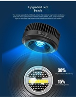 Lumière LED pour aquarium Jebao série MRL, spectre complet, luxe, pour réservoirs de coraux, construction en acier inoxydable, économie d'énergie, ultra silencieuse