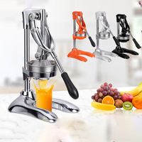TEBAK Voedsel Fruit Extractor Citrus Sinaasappel Citroenpers Roestvrij Staal Multifunctionele Handmatige Sapcentrifuge