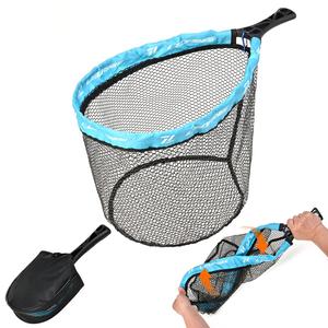 Weihe Lưới Đánh Cá Gấp cá hạ cánh <span class=keywords><strong>Net</strong></span> xử lý linh hoạt câu cá bắt công cụ thiết bị nhiệm vụ nặng nề cho tôm cá hồi cua - Product Image 1