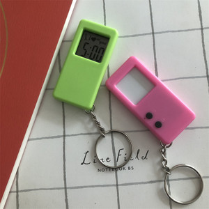 Mini Electronic Keychain <b>Clock</b> <b>LED</b> Display Plastic Rectangle Student Timer Civil Service Exam Gift With Printing Logo - Product Image 4