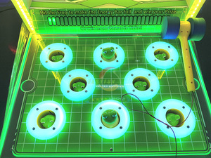 Máquina de Juegos Arcade Operada con Monedas, Novedad con Pantalla LCD, Juego de Golpear al Gorrino para Dos Jugadores, Máquina de Juego de Martillo para Golpear la Rana y al Cerdo para Niños - Product Image 4