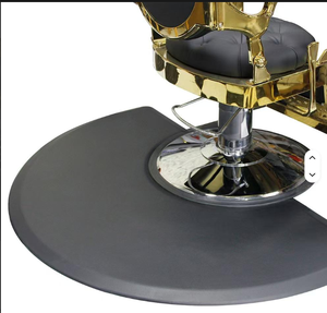 Alfombra de Plástico Negra para Salón de Belleza y Barbería, Moderna, Funcional, para Estilistas - Product Image 4