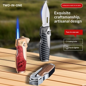 Encendedor Plegable Cortavientos <span class=keywords><strong>de</strong></span> Camuflaje Transfronterizo para Exteriores, Recto, Multifuncional, Portátil para <span class=keywords><strong>Camping</strong></span> HF2507 con Caja <span class=keywords><strong>de</strong></span> Exhibición - Product Image 3