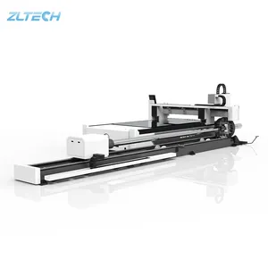 High Efficiency 3000x1500mm 1000W 1500W 2000W Carbon Fiber Laser Cutting Machine For Sheet Metal And Pipe
