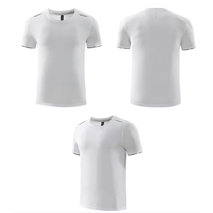 <span class=keywords><strong>Camiseta</strong></span> con estampado de diseño personalizado para correr y Fitness, <span class=keywords><strong>Camiseta</strong></span> de cuello redondo para culturismo, deporte, gimnasio, hombre, <span class=keywords><strong>camiseta</strong></span> de poliéster de LICRA en blanco - Product Image 3