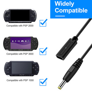 Cable de Carga USB C para <span class=keywords><strong>PSP</strong></span> 1000/2000/3000, Cable de Carga Rápida Tipo-C a CC, Adaptador de Cable de Alimentación - Product Image 3