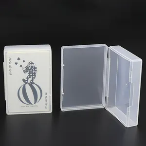 카드 상자 57x87mm 부지깽이 카드 상자를 하는 트럼프패 저장 상자 플라스틱 패킹 저장 상자