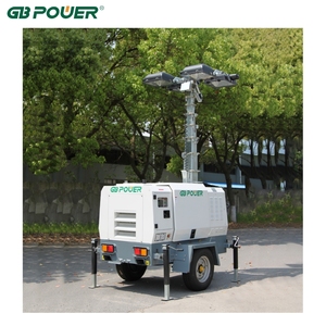 Tự động điều khiển từ xa di động ánh sáng tháp Máy phát điện 20kW DIESEL Máy phát điện di động thiết lập với lũ đèn chiếu sáng tháp - Product Image 3