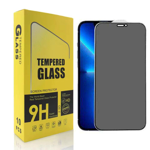 Protection d'écran en verre trempé anti-espion 2.5D haute performance 2026, dureté 9H, ultra-mince 0,33 mm pour 17 16 14 15 Pro Max - Product Image 1
