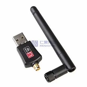 Sem fio 4G Externo Preto 2dBi 2.4GHz 2.5GHz WLAN WiFi Antena USB para Comunicação