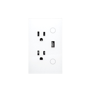 Enchufe de pared inteligente Wi-Fi/Zigbee estándar de EE. UU. con puerto USB-Control de voz compatible con <span class=keywords><strong>Alexa</strong></span> y Google Home - Product Image 1