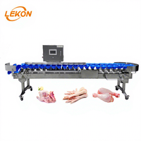 Machine de triage de poids de pieds de poulet Machine d'abattage de volaille de type plateau rotatif