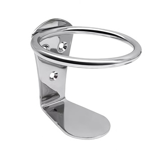 Portabevande Marino in Acciaio Inox 316 - Portabicchieri Antiruggine per Yacht, Cabina e Coperta di Imbarcazioni - Product Image 2