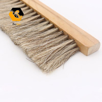 Outils apiculteurs, approvisionnement direct d'usine, simple, Double rangée, poils de cheval naturels, brosse de balayage des abeilles avec support