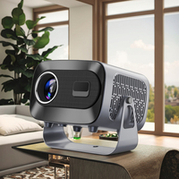 Nouveau Projecteur Intelligent Portable Android A10 4K, Interface USB Mini Vidéoprojecteur 3D Système d'Exploitation Android 13 pour Cinéma Maison avec Lampe LED 5000