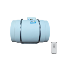 Ventilateur d'extraction d'air d'atelier de restaurant de cuisine 3 \ "ventilateurs en ligne à flux mixte moteur de conduit personnalisable ODM OEM pour l'agriculture