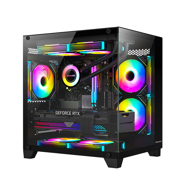 Most Popular High Quality Gaming PC Desktop Computer Gaming RGB M-ATX Computer Case Frame Chassis & Towers CPU Cabinet
