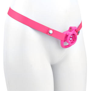 Cinturón auxiliar de jaula de <span class=keywords><strong>castidad</strong></span> masculina antiapagado con correa de <span class=keywords><strong>castidad</strong></span> ancha ajustable para hombres, ropa interior Sexy de juguete sexual para hombres - Product Image 3