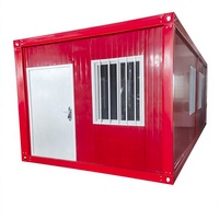 Bureau mobile et salle d'activités préfabriqués en conteneur rectangulaire à assemblage rapide pour usage extérieur