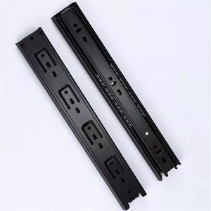 Muebles modernos al por mayor, armario de cocina, extensión completa de hierro, rodamiento de bolas de 3 pliegues, Canal telescópico, cajón deslizante, nuevo producto - Product Image 5