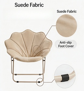 Fauteuil lune en daim léger, facile à transporter pour les personnes âgées, les campeurs ou les enfants lors <span class=keywords><strong>de</strong></span> sorties en famille - Product Image 4