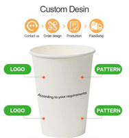 Vasos Desechables para Café Caliente de Papel Kraft de Doble Pared de 8oz, 14oz y 16oz, Ecológicos, Reciclables, con Recubrimiento de PE y Grabado Personalizado