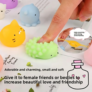 Jouet créatif tendance : Adorables squishies animaux, petites balles mignonnes, plus de 100 couleurs et styles <span class=keywords><strong>pour</strong></span> les jeunes (15-35 ans) – Idéal <span class=keywords><strong>pour</strong></span> les farces et le soulagement du stress - Product Image 2