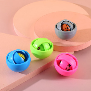 Jincan 3D Infinite Flipping Fidget Spinner, jouet anti-stress en forme de boule, multicolores, intéressant pour les enfants - Product Image 4