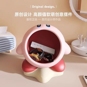 ชั้นวางขนมอ้วนสีชมพูดาวเคอร์บี้สร้างสรรค์ของตกแต่งห้องนั่งเล่นโซฟาถัดจากการตกแต่งห้อง - Product Image 3