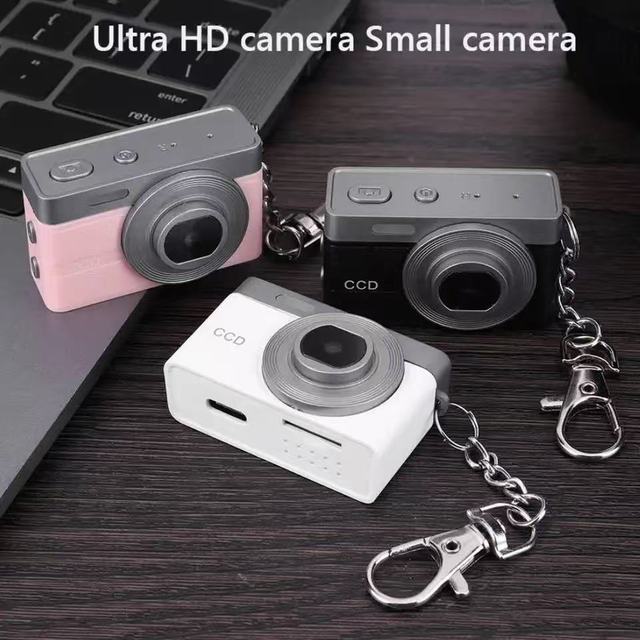 Portable Vintage Screen Flair Recording Sports Indoor Cute Plastic Working Tiny Fun Mini Children Retro Keychain Digital Camera