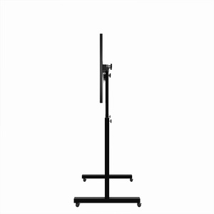 Escritorio de pie Lida, tamaño estándar, ajustable, plegable, superficie de madera, escritorio para ordenador, para el hogar, oficina, estudio, diseño que ahorra espacio - Product Image 3