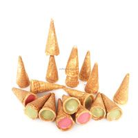 Fabricant de chocolat étiquette personnelle personnalisée sauce au chocolat crème glacée cône chocolat snacks coréens