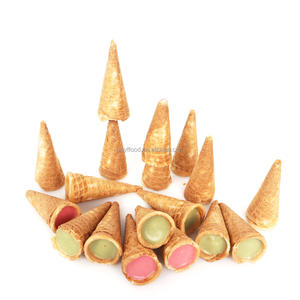 Çikolata üreticisi özel kişisel etiket çikolata sos dolu dondurma koni çikolatalı kore aperatifler - Product Image 3