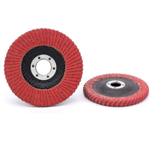 Cao cấp 4.5 ''cong Flap Đĩa Gốm mài mòn disc115mm 40 <span class=keywords><strong>60</strong></span> 80 120 Grit cho mài kim loại - Product Image 1