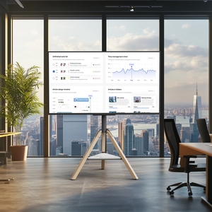 Heavy Duty Tripod <strong>Easel</strong> <strong>TV</strong> <strong>Stand</strong> for 40-75 Inch Screen Max Load 40 kg - Product Image 1