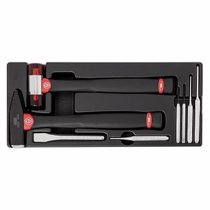 Juego de Herramientas Usag 519/382FA, Juego de Destornilladores Manuales de Acero al Cromo Vanadio con Enchufe de 1/4 Pulgadas, 37x23x7.5cm - Product Image 1