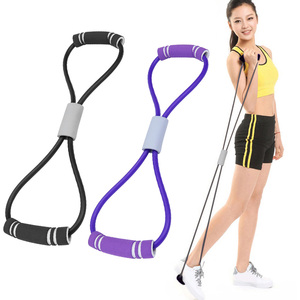 Dụng Cụ Giãn Nở Ngực Pilates Chống Trượt 8 Hình Dây Tập Thể Dục Kháng Lực Bằng Cao Su Kéo Lên - Product Image 4