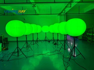 Lámpara Esférica LED Inflable RGBW de 100W con Trípode, Luz de Torre con Cambio de Color para Eventos, Espectáculos, Exposiciones y Fiestas - Product Image 6