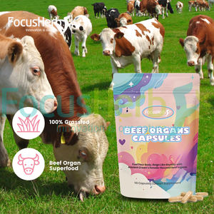 FocusHerb Women Balance Superfood Supplément 6 en 1 Gélules mélangées d'organes de boeuf nourris à l'herbe - Product Image 5