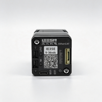 Moteur pas à pas Nema 14 EtherCAT intégré haute précision, diamètre d'arbre 5 mm, 24 V, contrôle de mouvement compact pour l'automatisation multi-axes