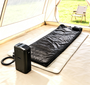 Custom Dual <b>Heat</b> Cool Sleeping Bag, <b>USB</b> Rechargeable Waterproof Foldable Adult Thermal Sack Cold Camping Hotel Indoor Outdoor - Product Image 4