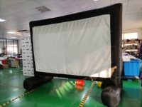 Panneau publicitaire gonflable pour le parking, écran de film, projecteur, vente en gros