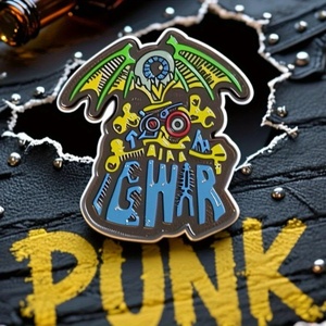 Sáng Tạo Đá Phong Cách Ma Quỷ Hộp Sọ Thiết Kế, Hợp Thời Trang Ba Lô Quần Áo Xu Hướng Thích Hợp Phụ Kiện Với Phong Cách Ins Huy Hiệu - Product Image 3