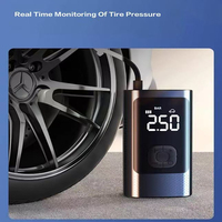 12V DC Double Cylinder Digital Wired Car Air Compressor Portable 150psi Tire Inflator Pump ABS Electric