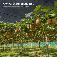 Filet d'ombrage pour serre de kiwi en HDPE, protection UV, multicolore, pour vergers et fermes, taille sur mesure