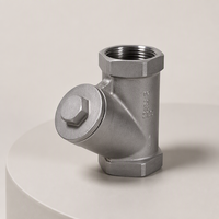 Vanne de filtration manuelle en Y avec écran en maille et volant réglable DN15 à DN50 pour eau, huile, gaz, usage industriel (vente en gros)